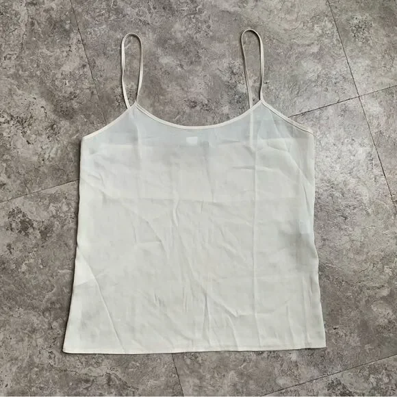 Diane Von Furstenberg Cream Camisole Top Size 2 - Picture 1 of 4